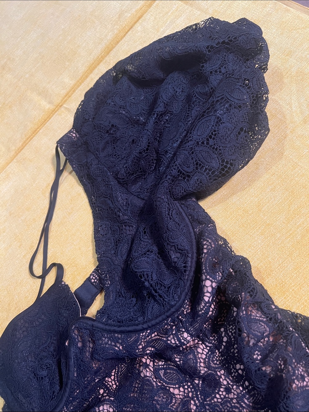 For Love & Lemons Black Lace One-Shoulder Dress - Picture 10 of 10